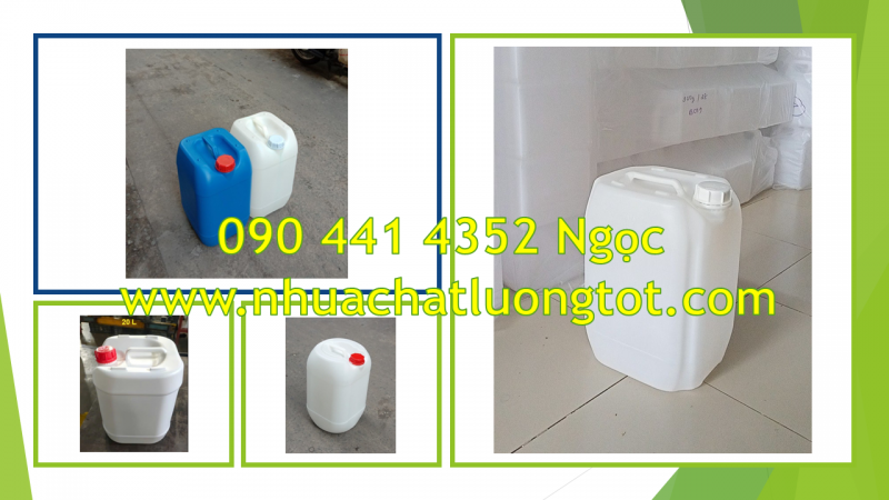 Muốn mua can 10 lít đựng thực phẩm dùng nhựa gì là tốt nhất ?