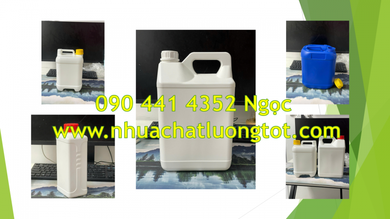 Can nhựa 0.5 lít đựng dầu, can nhựa 1 lít đựng dung môi dễ cháy 