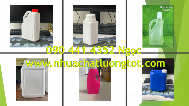 Can nhựa 0.5 lít đựng dầu, can nhựa 1 lít đựng dung môi dễ cháy 
