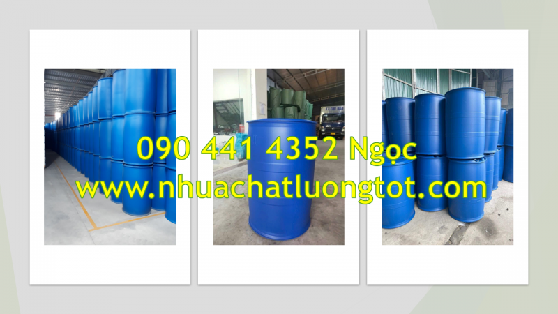 Chuyên bán thùng phuy nhựan 30 lít đựng hóa chất, vỏ thùng phuy nhựa 50 lít