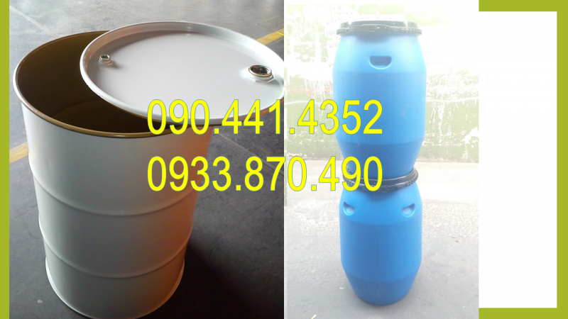 Thùng phuy sắt nắp kín làm tủ rượu, vỏ thùng phuy sắt cũ làm bàn ghế 