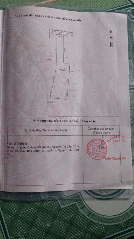 Chính Chủ Cần Bán Đất Trông Cao Su Lâu Năm Đường Số 46, Xã Thạnh Tây, Huyện Tân Biên, Tây Ninh