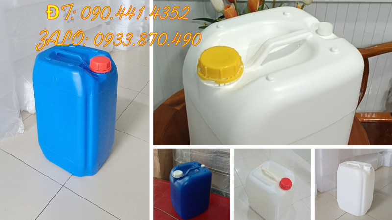 Can nhựa 30 lít đựng axit có khí, can nhựa 30L đựng mẫu thí nghiệm