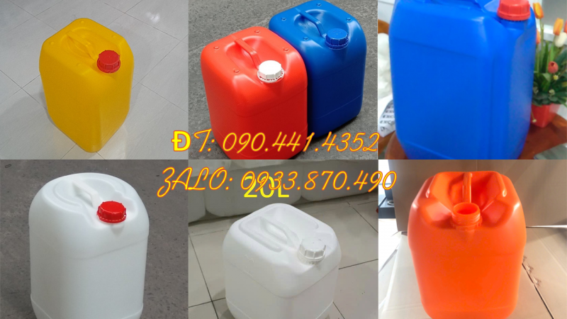 Can nhựa 30 lít đựng axit có khí, can nhựa 30L đựng mẫu thí nghiệm