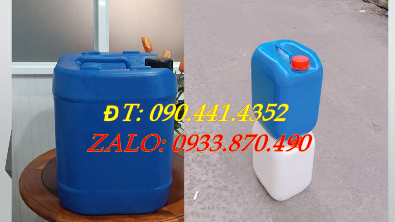 Can nhựa 30 lít đựng nhiên liệu dự trữ, can nhựa 25 lít đựng xăng sinh học 