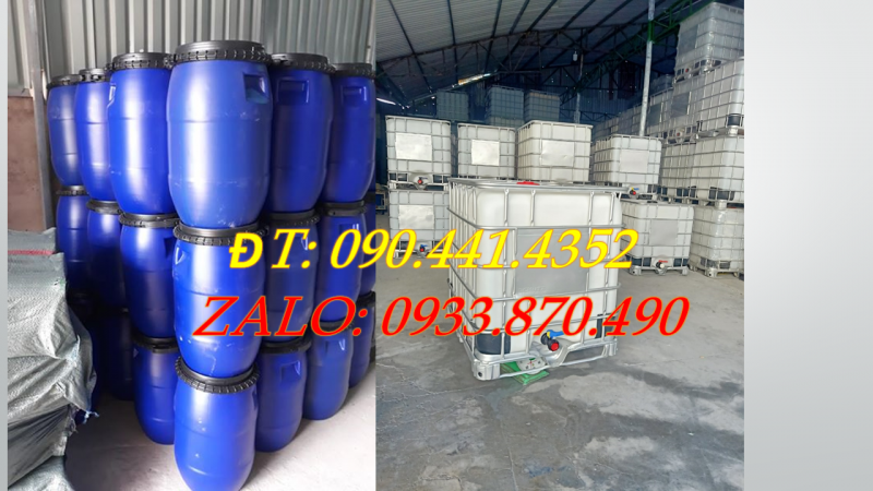 Thùng phuy nhựa 120 lít tại Q10, mua thùng phuy nhựa nào để đựng thực phẩm 