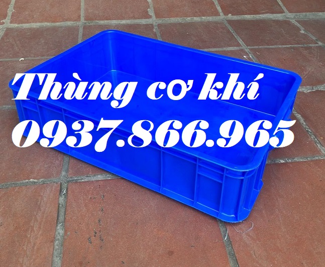 Thùng nhựa có nắp đậy, thùng HPDE nguyên sinh, khay nhựa, thùng nhựa bít