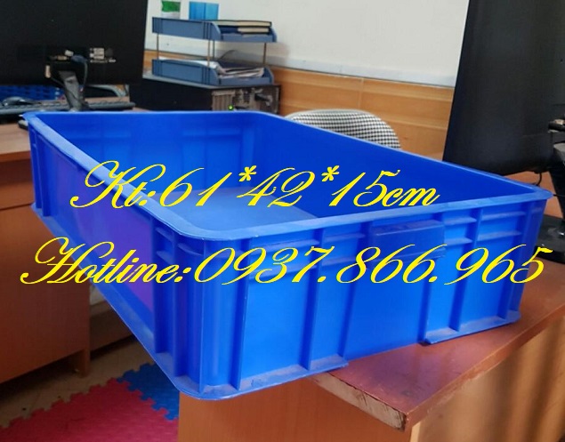 Thùng nhựa có nắp đậy, thùng HPDE nguyên sinh, khay nhựa, thùng nhựa bít