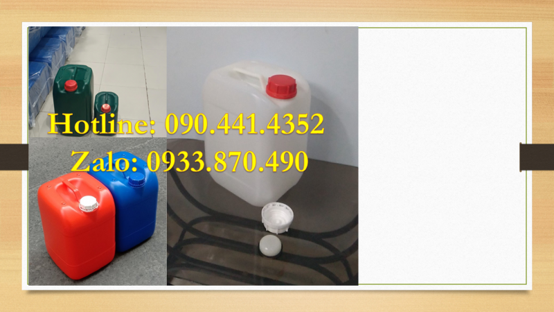 SX can nhựa 25 lít, can đựng hóa chất 20 lít, can nhựa 10 lít vuông dày