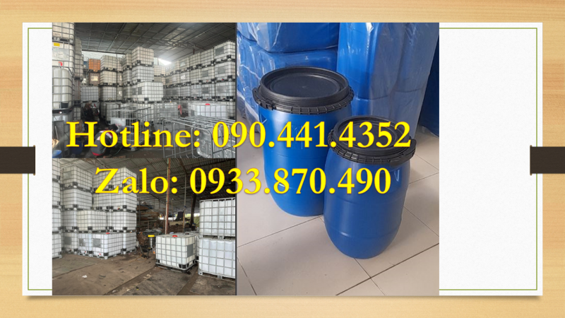 Thùng phuy nhựa 30 lít đựng thành phần dược, thùng phuy nhựa 50 lít đựng mỡ 