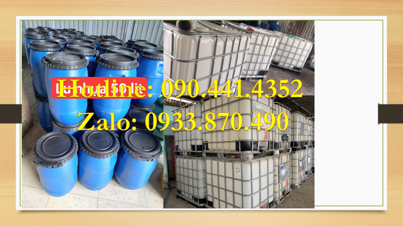 Thùng phuy nhựa 30 lít đựng thành phần dược, thùng phuy nhựa 50 lít đựng mỡ 