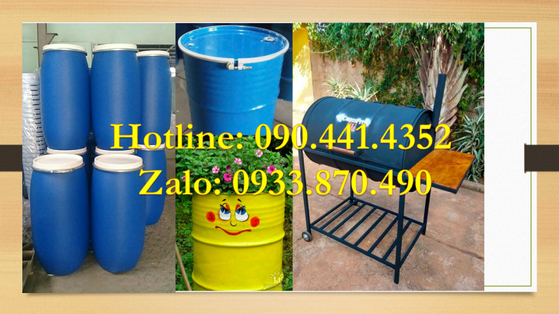 Thùng phuy sắt đựng chất dễ bốc cháy, thùng phuy sắt đựng nhiên liệu 