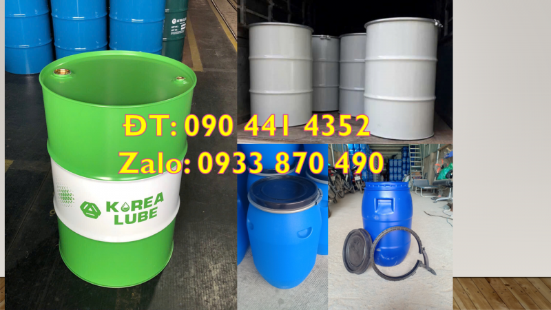 Thùng phuy sắt mua ở đâu? xưởng thùng phuy sắt 220 lít mới tại Củ Chi 