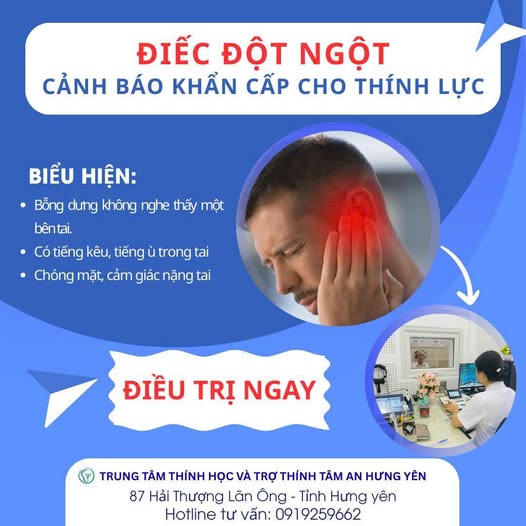 Điếc đột ngột – cảnh báo khẩn cấp cho thính lực