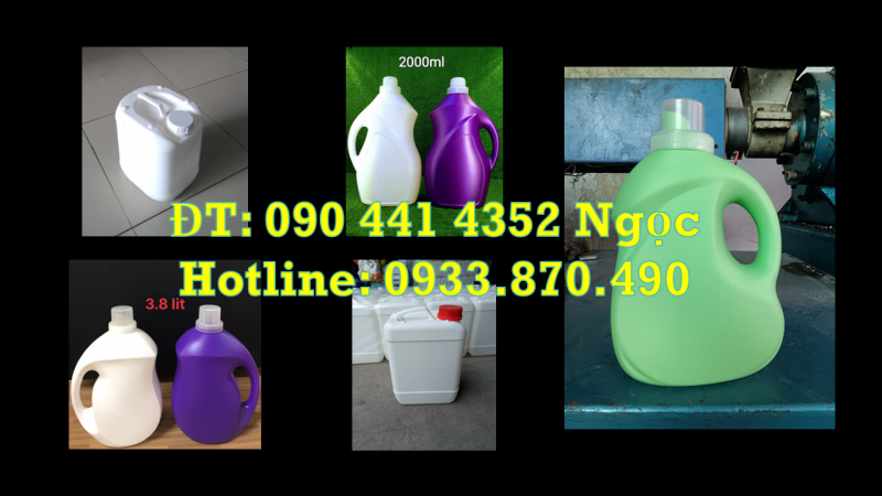 Can 500ml đựng hóa chất hữu cơ được không? can nhựa 500ml vuông dày