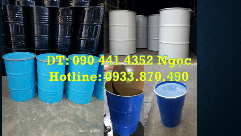 Thùng phuy sắt làm bàn, nhận cắt thùng phuy sắt 220 lít làm đồ gia dụng 