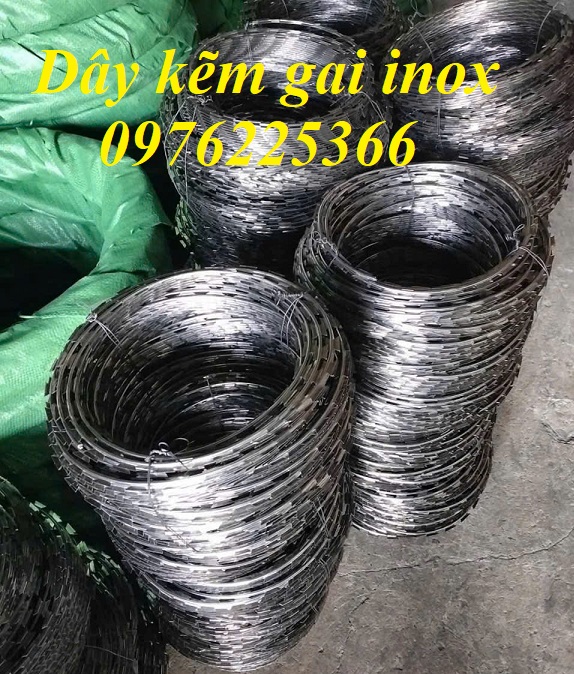 Kẽm gai inox - Xưởng sản xuất dây kẽm gai inox 304 giá rẻ