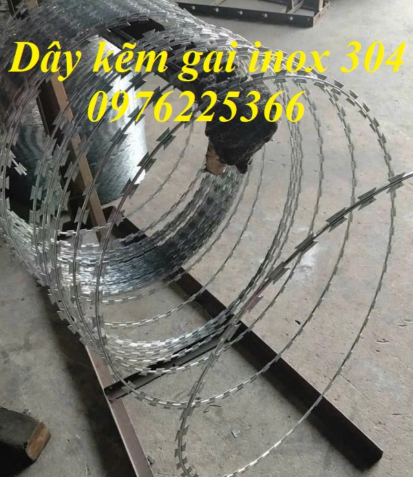 Kẽm gai inox - Xưởng sản xuất dây kẽm gai inox 304 giá rẻ