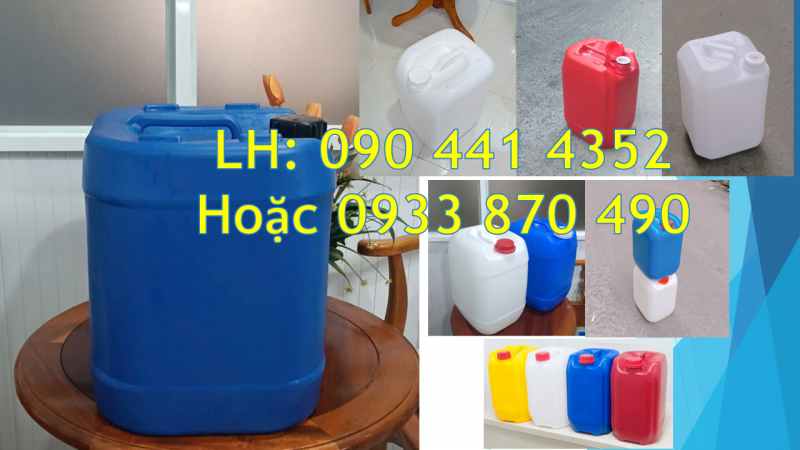 Tìm can nhựa 30 lít đựng hóa chất ngành thú y, can nhựa 25 lít bền, chất lượng, tại miền Nam 