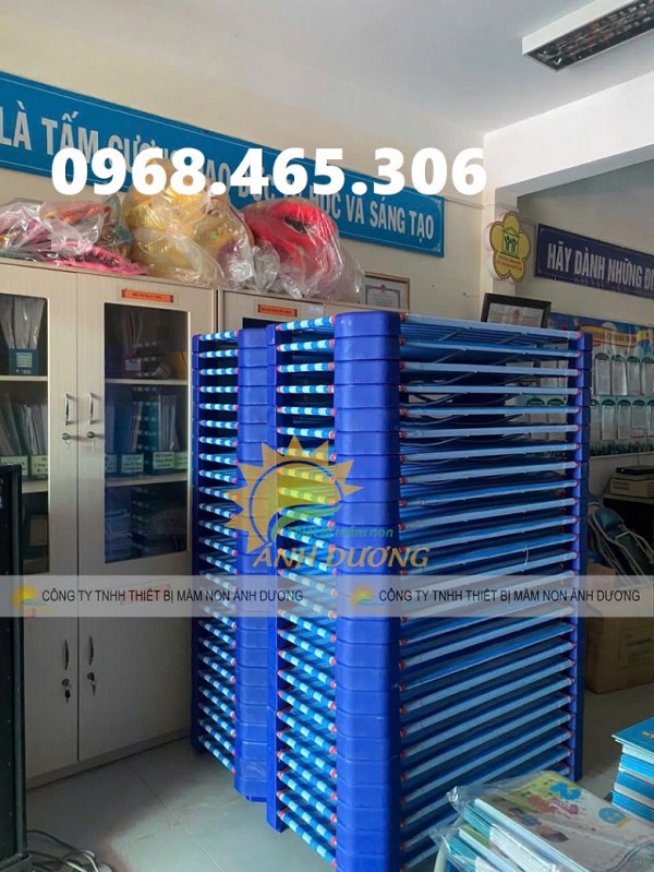 Giường lưới cho mầm non , giường ngủ mầm non 