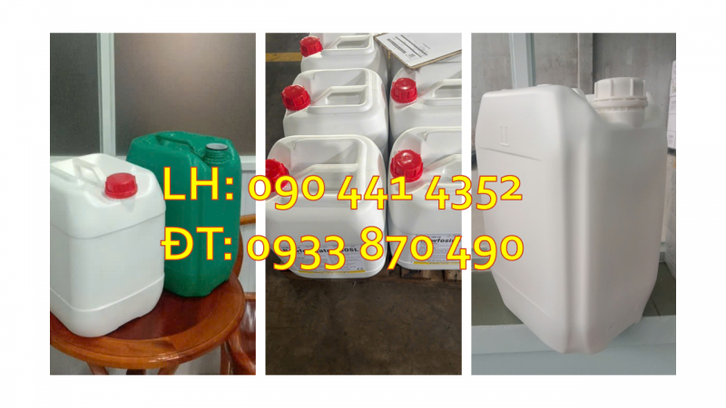 Can nhựa 10 lít giá sỉ, sx can nhựa 20 lít đựng hóa chất ngành thủy sản 