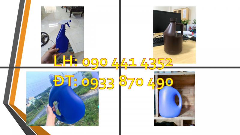 Can nhựa 1 lít đựng thực phẩm, can nhựa 500ml đựng thuốc tây pha loãng