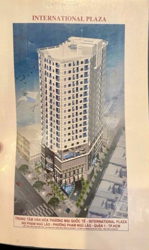 BÁN SIÊU PHẨM TÒA NHÀ INTRENATIONAL PLAZA Đ.PHẠM NGŨ LÃO, QUẬN 1- DT 822M2 NGANG 27M*30M- HDT ĐỀU