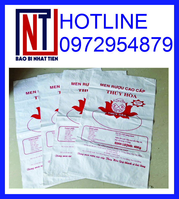 Bao PP dệt sản xuất in ấn theo yêu cầu