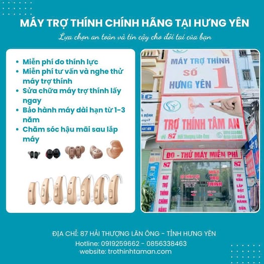 Máy trợ thính chính hãng tại Hưng yên – Lựa chọn an toàn và tin cậy 