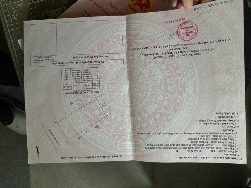 ĐẤT ĐẸP – GIÁ TỐT – CHÍNH CHỦ CẦN BÁN ĐẤT QL1A, Xã Cam Lâm, Khánh Hòa