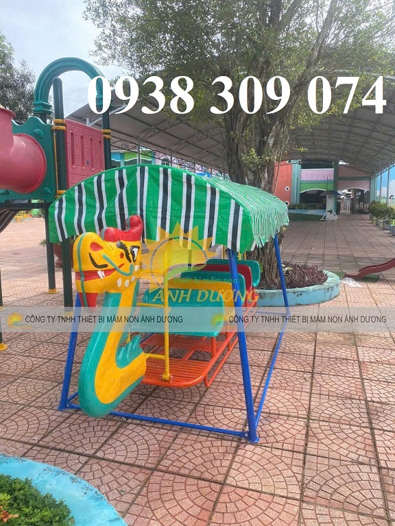 Xích đu thuyền rồng giá rẻ, xích đu sàn lắc ngoài trời