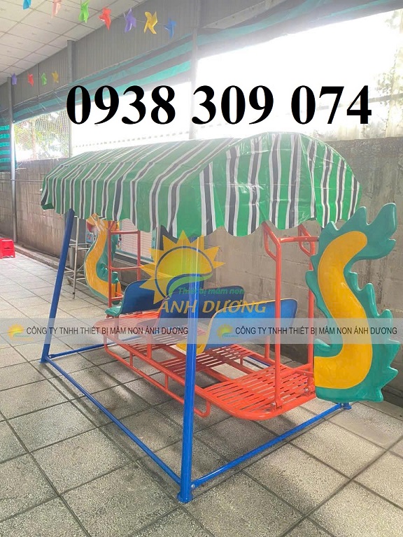 Xích đu thuyền rồng giá rẻ, xích đu sàn lắc ngoài trời
