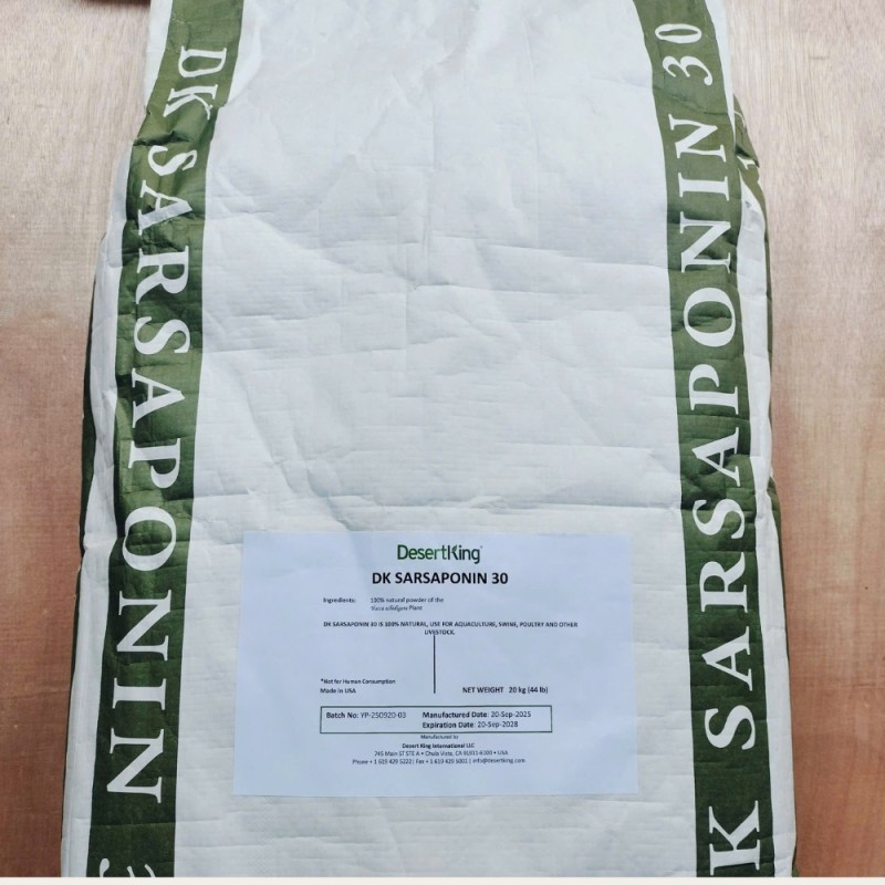 YUCCA BỘT MỸ – DK SARSAPONIN 30 HẤP THỤ KHÍ ĐỘC - NGUYÊN LIỆU THỦY SẢN