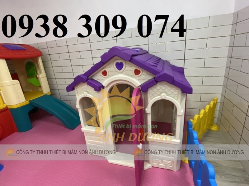 Ngôi nhà chơi cổ tích cho bé, ngôi nhà đồ chơi bằng nhựa