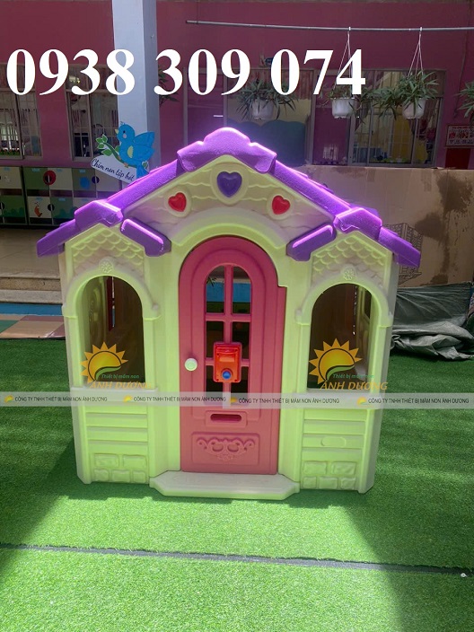 Ngôi nhà chơi cổ tích cho bé, ngôi nhà đồ chơi bằng nhựa