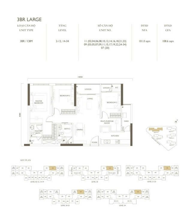 Chính chủ cần bán gấp - siêu phẩm 3 ngủ + tòa trung tâm S6 Lumi Hanoi