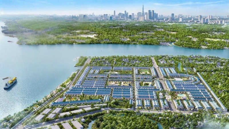 Đất nền Hiệp Phước Premia, Nhà Bè: 80m2, sổ hồng, 1.7 tỷ GPXD 5PN, 3 tầng, hướng đông bắc, gần