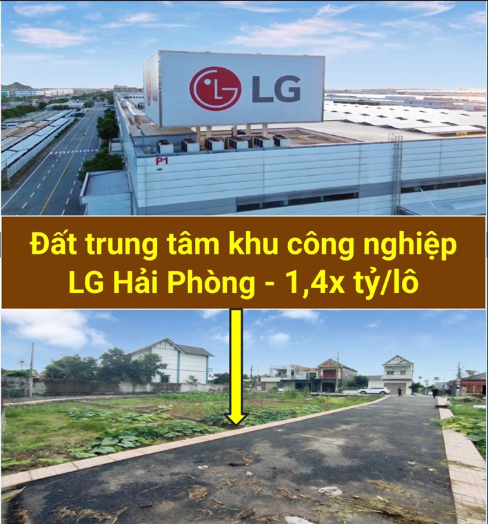 HOT ĐẤT ĐẸP- GIÁ TỐT BÁN NHANH Đất Nền Khu Công Nghiệp Tràng Duệ 3 chỉ hơn 1,2 Tỷ/lô Sổ đỏ trọn đời