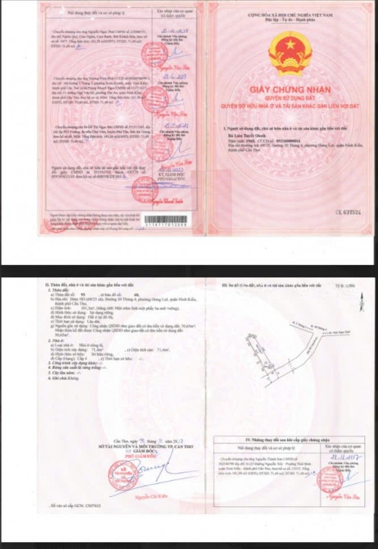 Ngân hàng BIDV thanh lý tài sản tại Hẻm 30/4 Hưng Lợi, Ninh Kiều, Cần Thơ