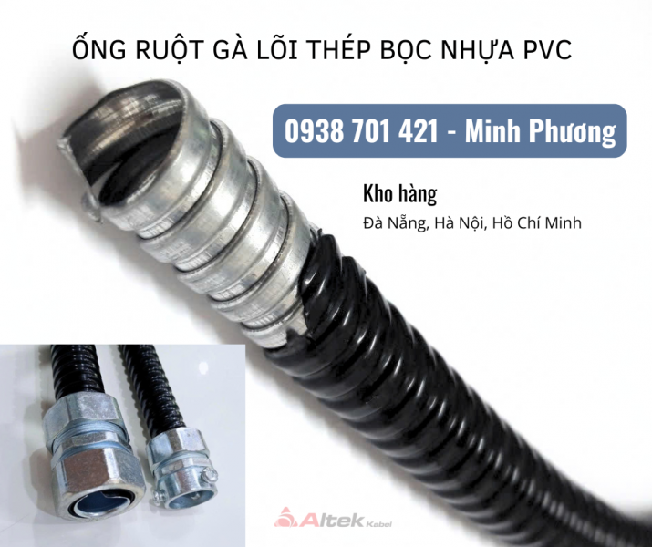 Ống Ruột Gà Lõi Thép Bọc Nhựa PVC Giá Tốt – Bền, Dẻo, Chống Nước Đà Nẵng