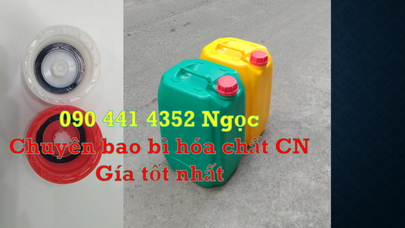 Can nhựa 20 lít vuông tại An Giang, can nhựa 25 lít đựng hóa chất tại Kiêng Giang 