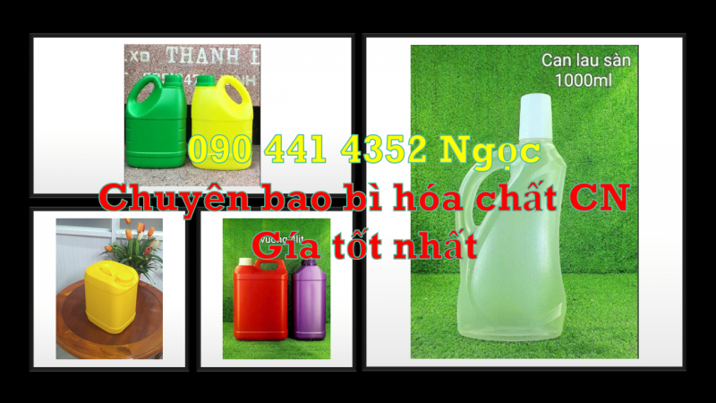 Công ty sx can nhựa đựng nước lau sàn mẫu đẹp, giá rẻ, có sẵn từ 500ml đến 5 lít 