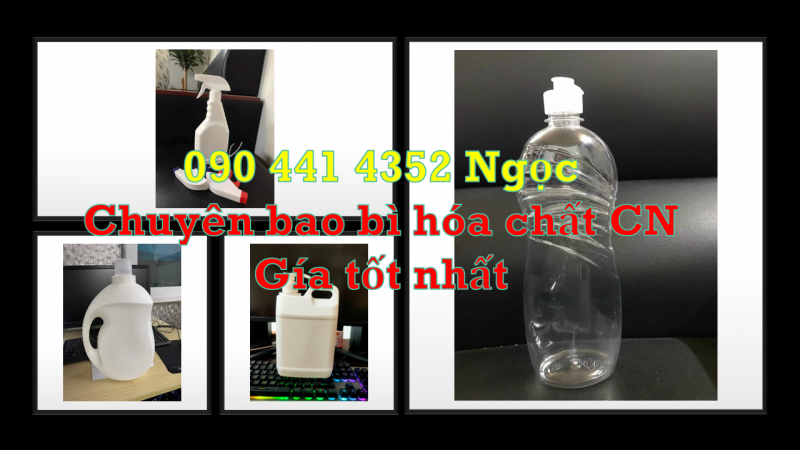 Công ty sx can nhựa đựng nước lau sàn mẫu đẹp, giá rẻ, có sẵn từ 500ml đến 5 lít 
