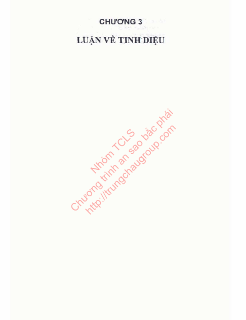 Luận Về Tinh Diệu 1