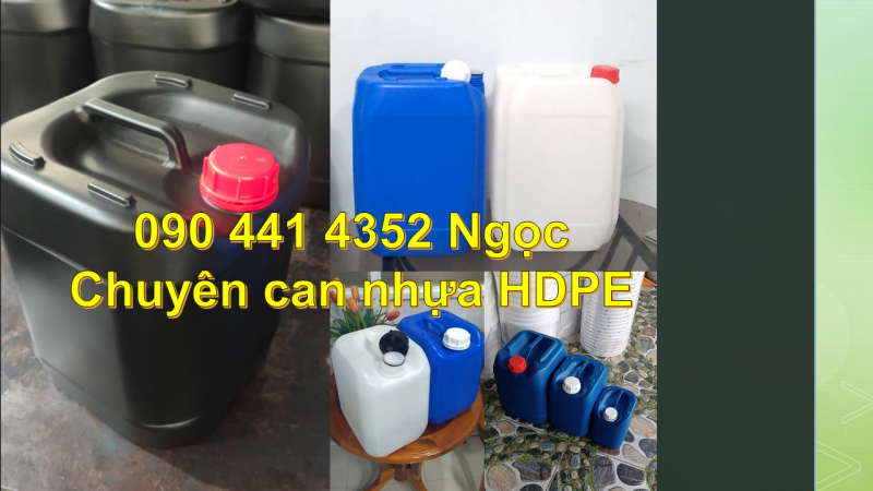 SX can nhựa 25 lít đựng kiềm, can nhựa 20 lít trắng, can nhựa 25 lít hóa chất vuông xanh 