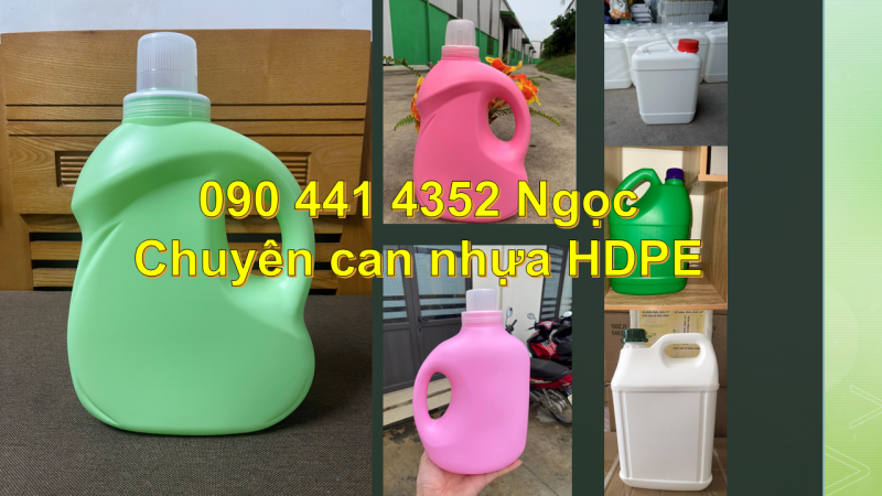 Chuyên PP can nhựa 2 lít dày, can nhựa 5 lít đựng đồ uống pha chế có vòi ấn 