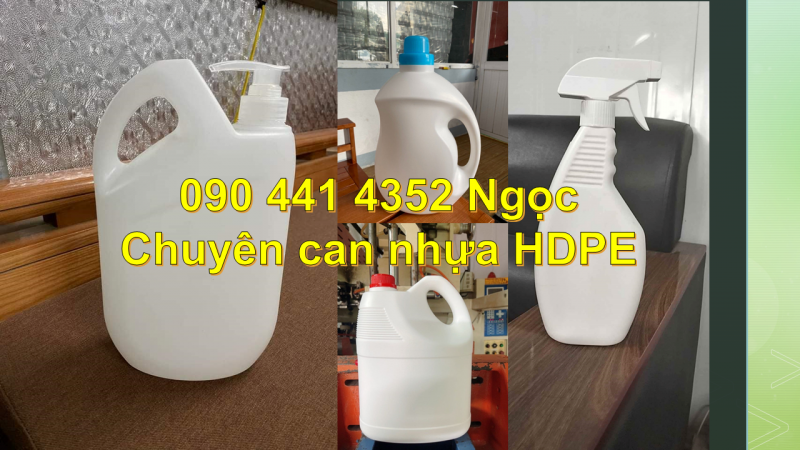 Chuyên PP can nhựa 2 lít dày, can nhựa 5 lít đựng đồ uống pha chế có vòi ấn 