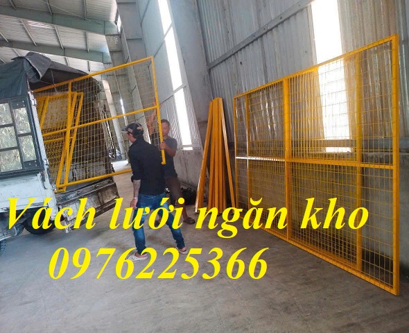 Cung cấp khung lưới thép ngăn kho, vách lưới ngăn kho giá rẻ