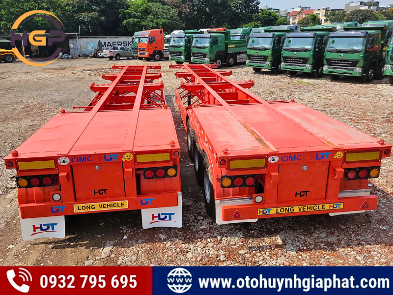 Giải pháp vận chuyển đa dạng: Mooc xương 2 dí 40 feet CIMC Huajun 2026