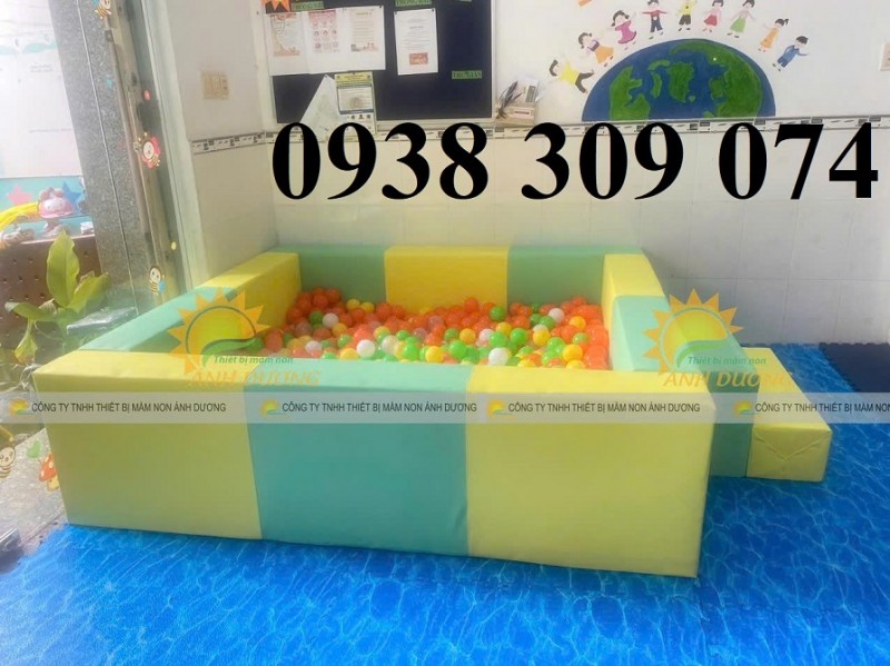 Khung nhà bóng mút xốp, khung quây nhà banh, nhà banh mini